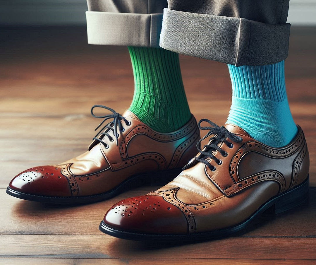 Wearing a Green Sock and a Blue Sock to Church