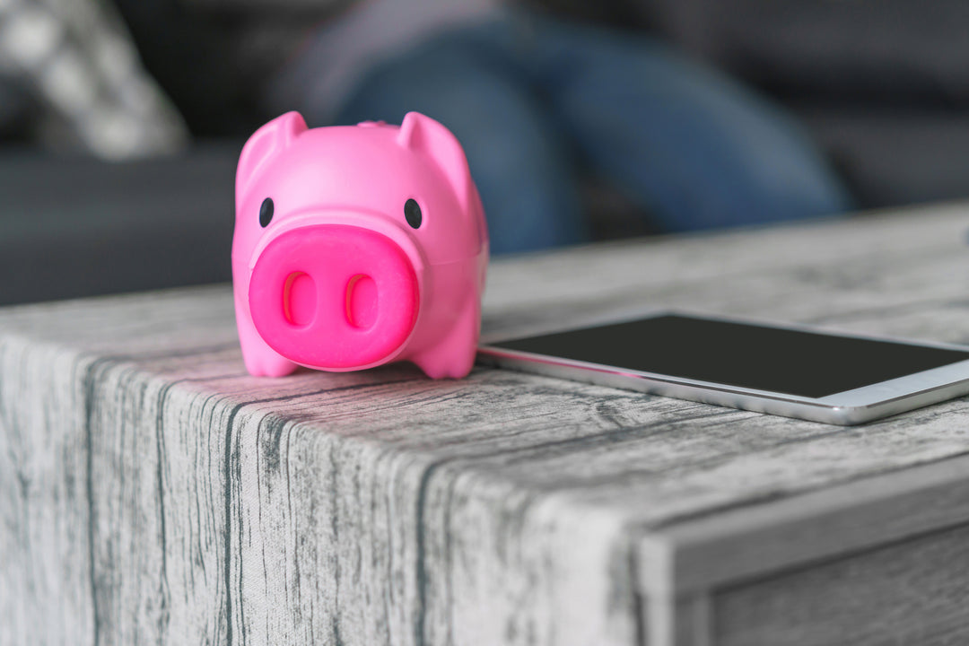 Putting a little extra money in the piggybank