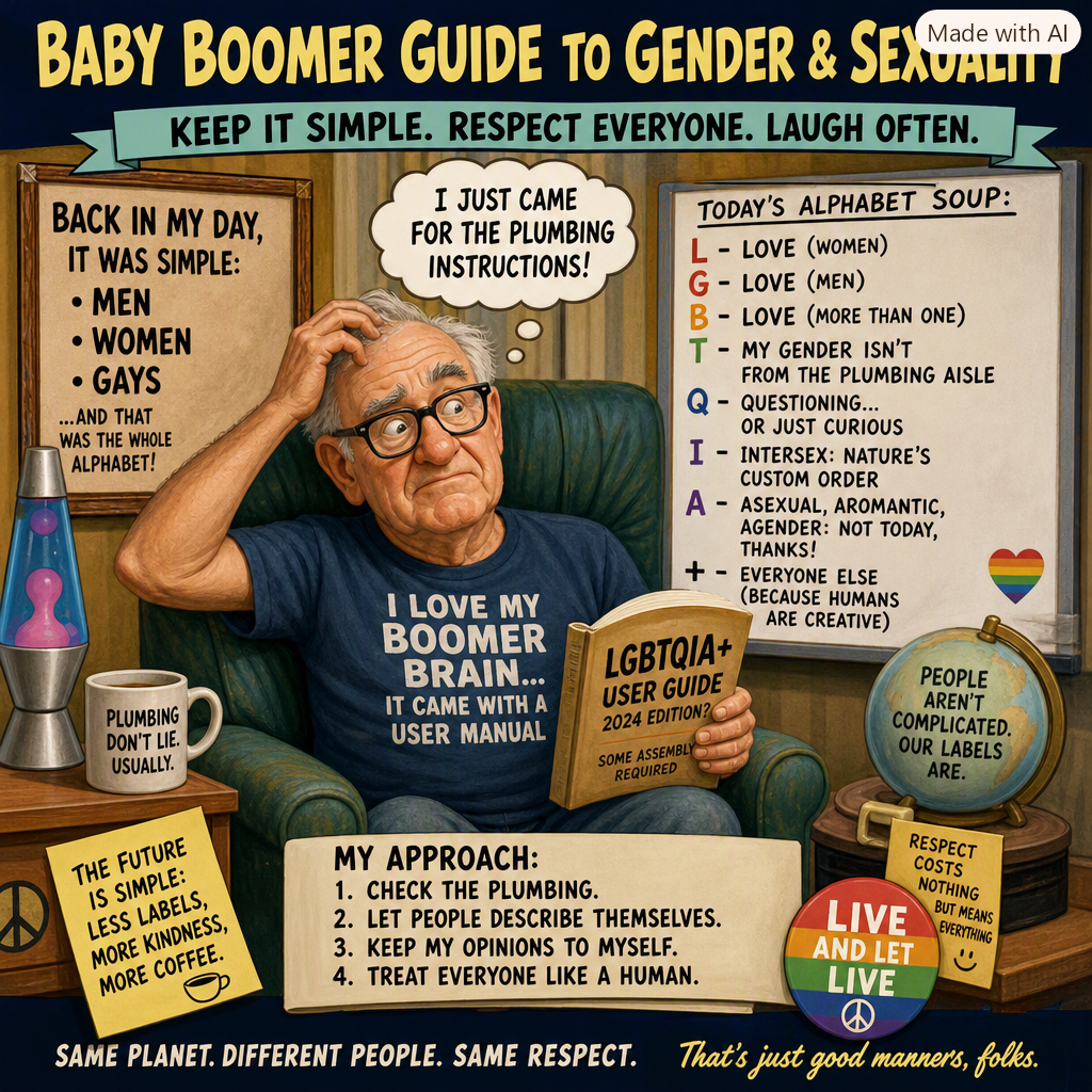 THE BABY BOOMER GUIDE TO GENDER & SEXUALITY
