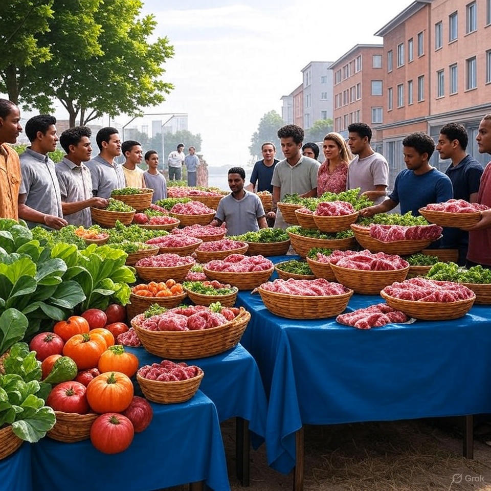 Some People Starve and Some People Throw Food Away.