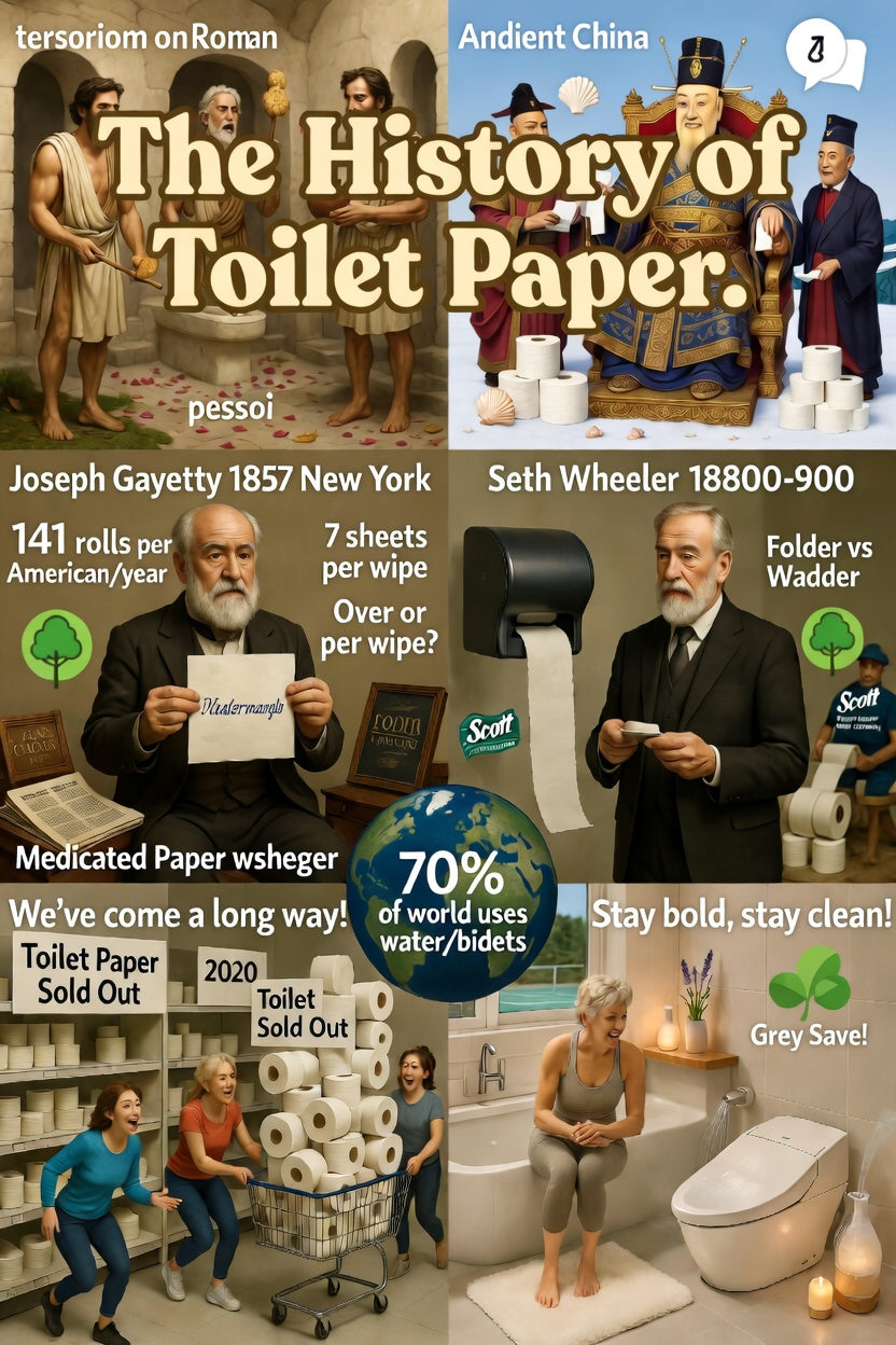 From Ancient Sponges to Panic-Buying Pandemonium: The Hilarious History of Toilet Tissue