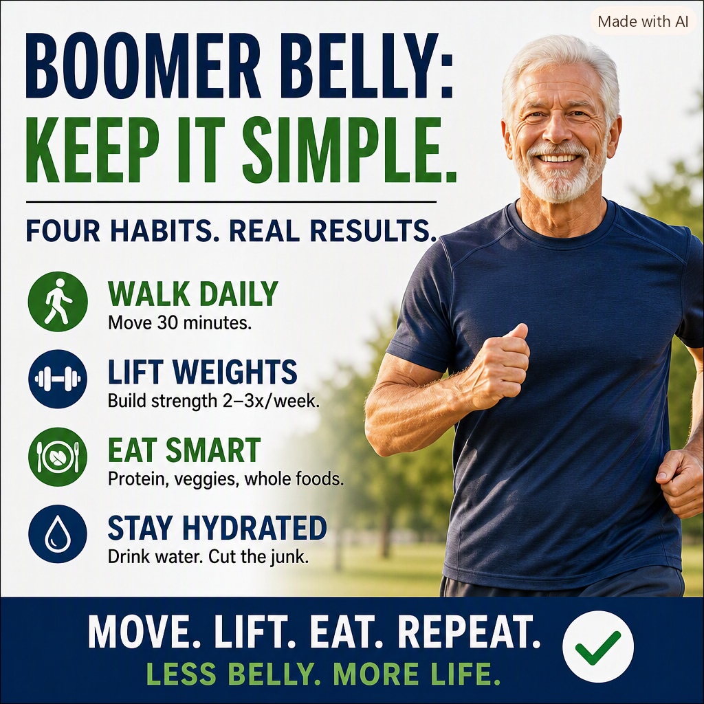 The Boomer Belly: How to Finally Get Rid of It After 70