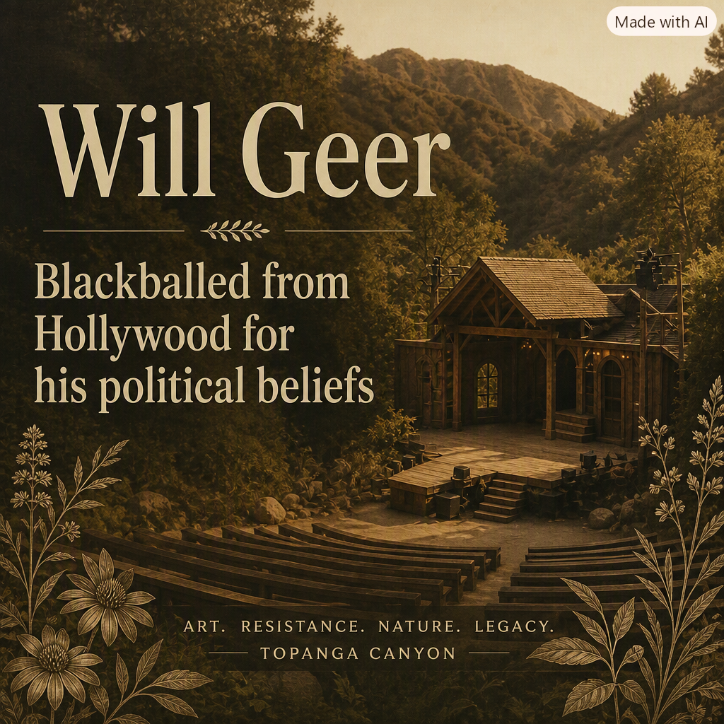 Will Geer & The Theatricum Botanicum: How a Blacklisted Actor Built an American Cultural Sanctuary