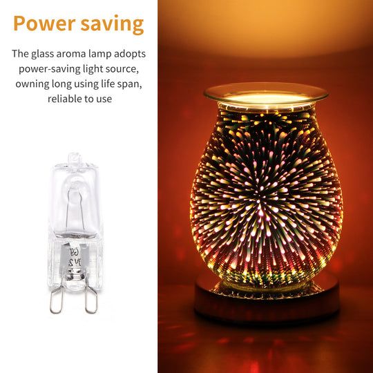 3D Fireworks Effect Touch Aromatherapy Electric Wax Melter