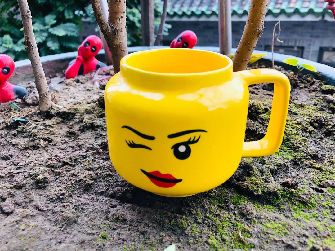 Smile Ceramic Mug Cartoon Coffee Milk Tea Water Cup