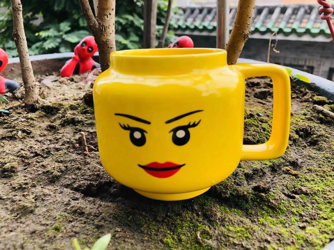 Smile Ceramic Mug Cartoon Coffee Milk Tea Water Cup