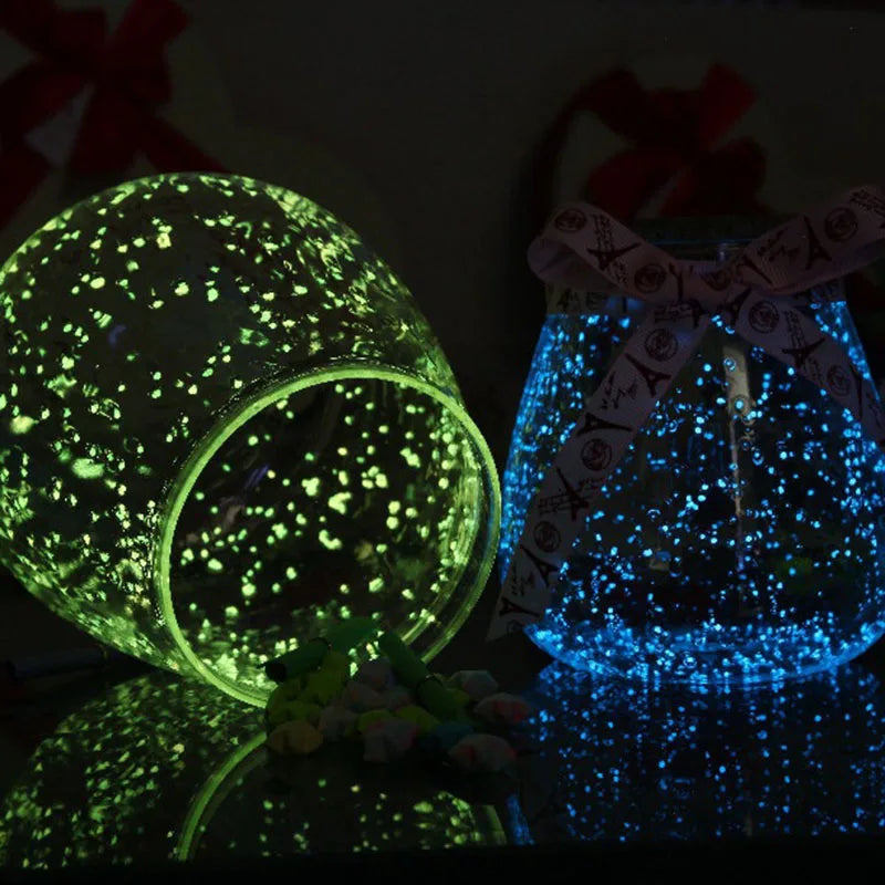 1Bag Luminous Particles Sand Colorful Fluorescent Glow Powder