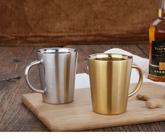 Double Wall Stainless Steel Coffee Mug