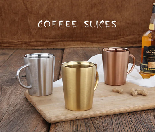 Double Wall Stainless Steel Coffee Mug