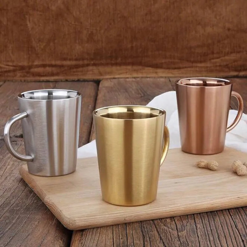 Double Wall Stainless Steel Coffee Mug