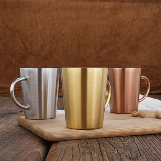 Double Wall Stainless Steel Coffee Mug