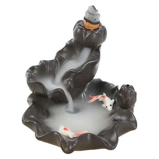 Black Ceramic Incense Burner