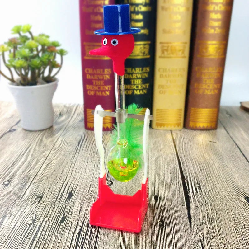 Novelty Retro Glass Beautiful Design Happy Drinking Dipping Dippy Bird Duck