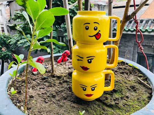 Smile Ceramic Mug Cartoon Coffee Milk Tea Water Cup