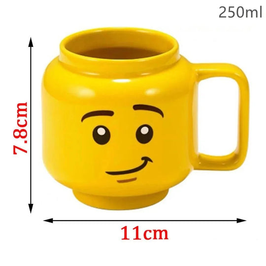 Smile Ceramic Mug Cartoon Coffee Milk Tea Water Cup