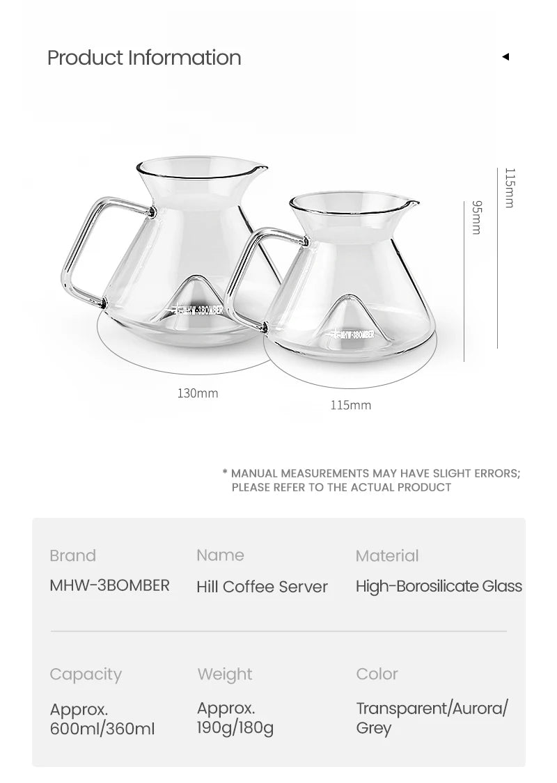 BOMBER Hill Coffee Server