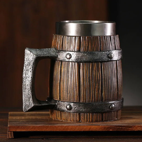 Hot-selling Wooden Barrel Beer mug