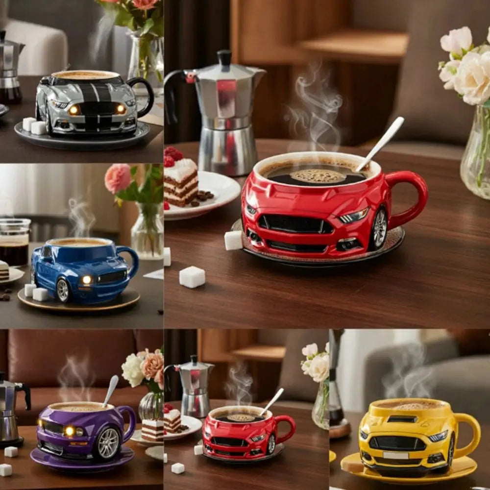 Creative Handmade Car Shaped Coffee Cup