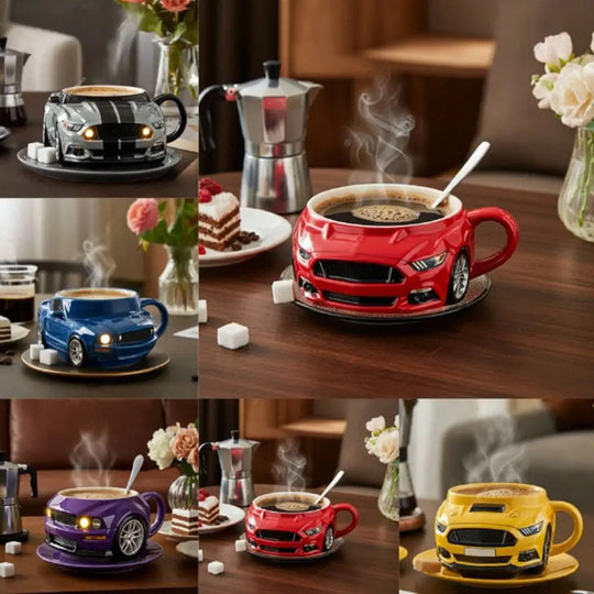 Creative Handmade Car Shaped Coffee Cup
