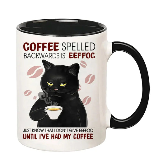 Lord Of The Cats Mug - The Furrllowship Of The Ring Cat Lovers Coffee Mug