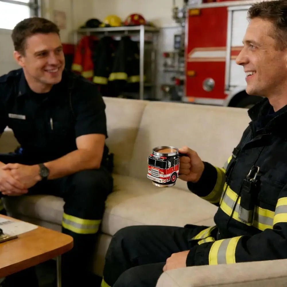 Fire Rescue, Ambulance, Police Car Coffee Mugs