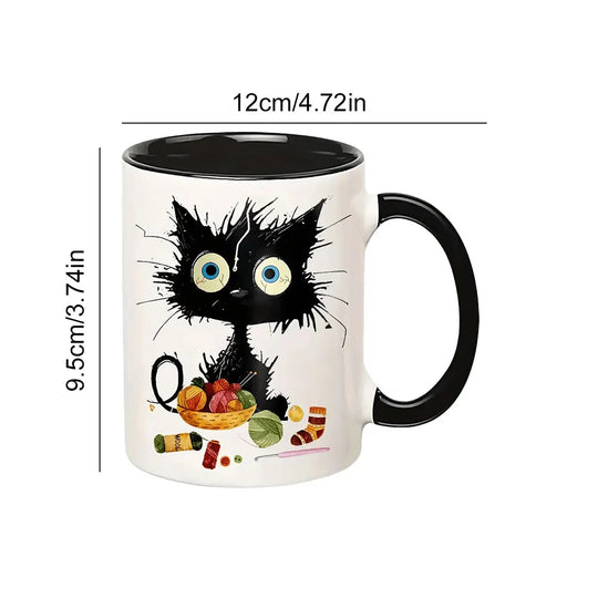 Lord Of The Cats Mug - The Furrllowship Of The Ring Cat Lovers Coffee Mug