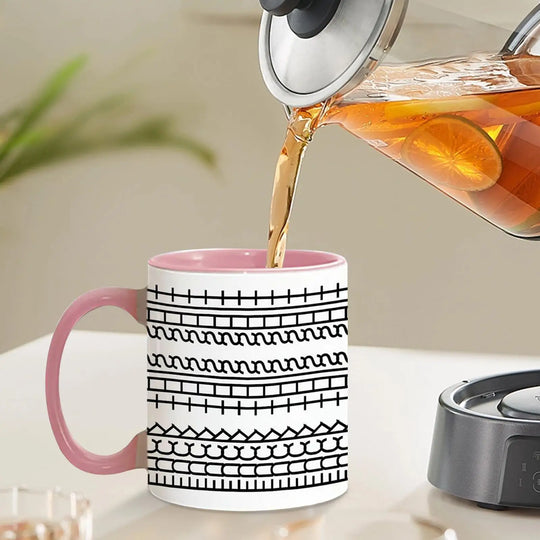 Hidden Message Coffee Mug Ceramic Chocolate Milk Cup