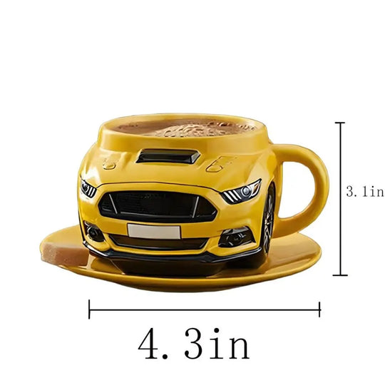 Creative Handmade Car Shaped Coffee Cup