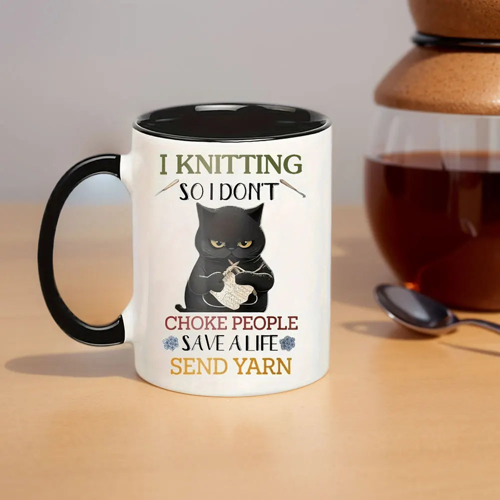 Lord Of The Cats Mug - The Furrllowship Of The Ring Cat Lovers Coffee Mug