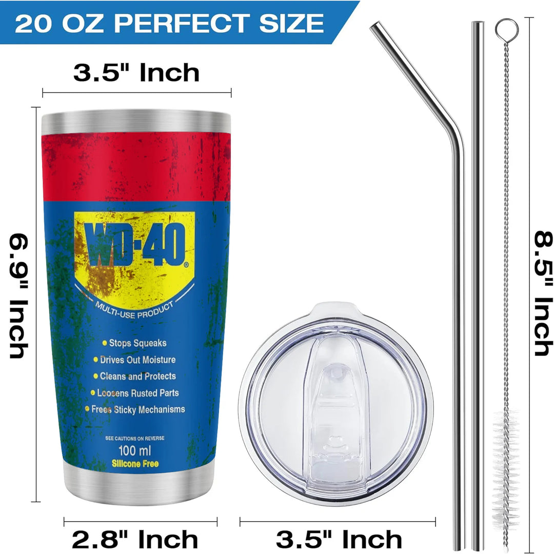 20Oz WD40 Stainless Steel Vacuum Insulated Tumbler