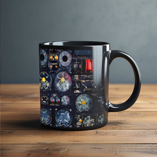 Space Shuttle Dashboard Ceramic coffee Mug