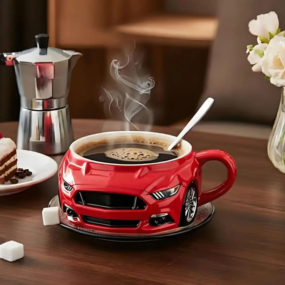 Creative Handmade Car Shaped Coffee Cup