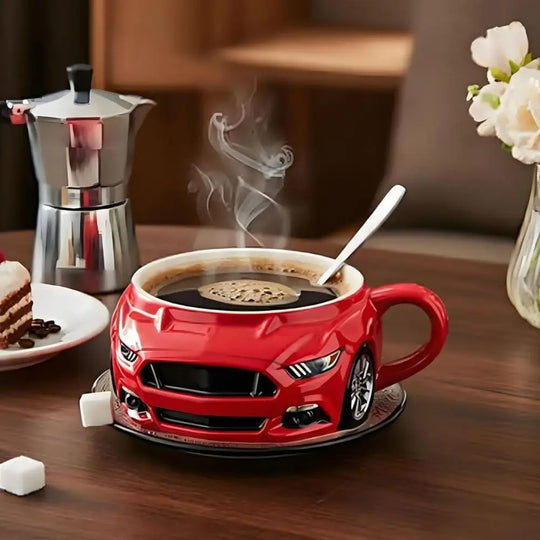 Creative Handmade Car Shaped Coffee Cup