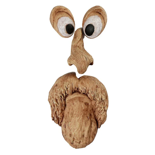Old Man Tree Hugger Garden Peeker Yard Art Outdoor Tree Funny Old Man Face Sculpture Whimsical Tree Face Garden Decoration