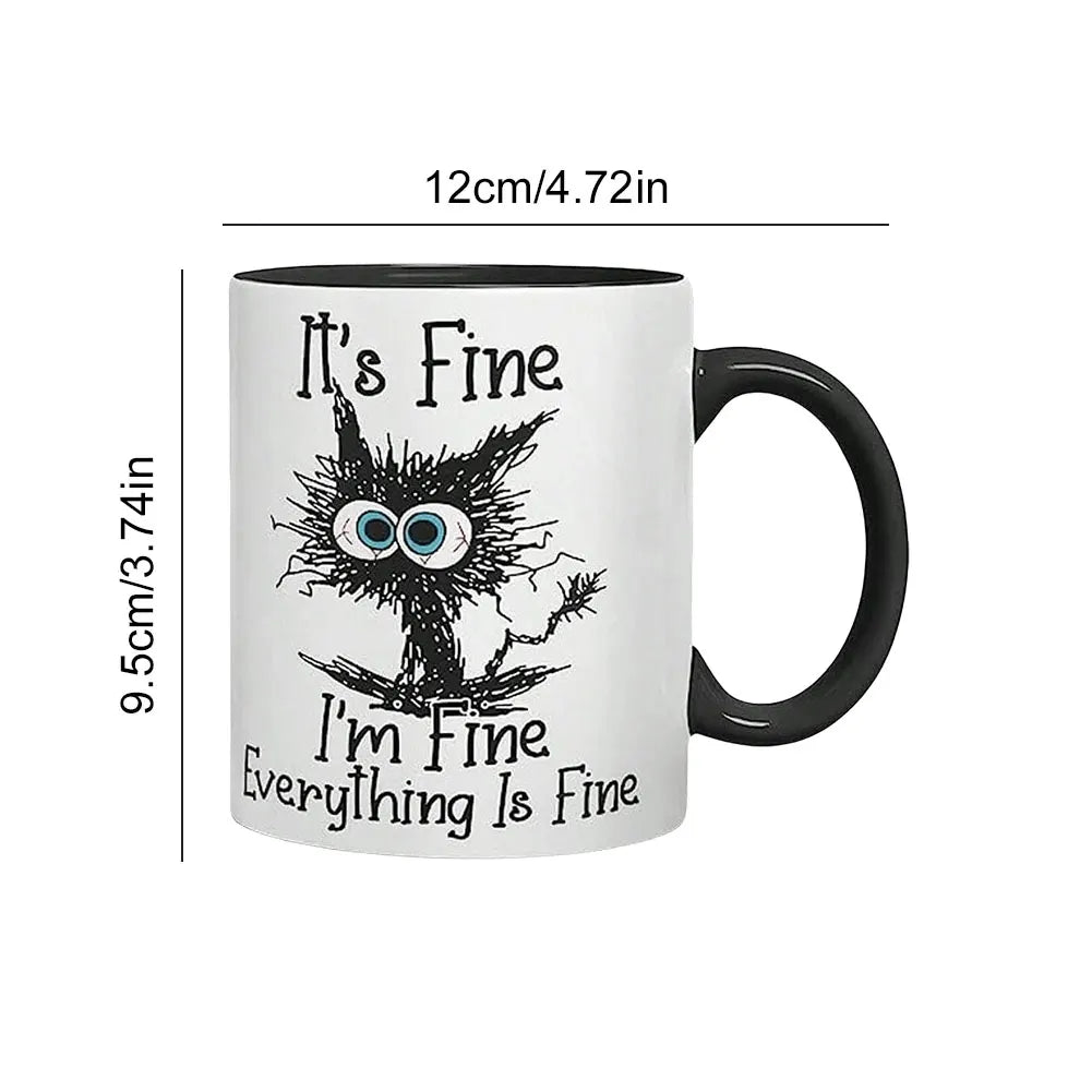 Lord Of The Cats Mug - The Furrllowship Of The Ring Cat Lovers Coffee Mug