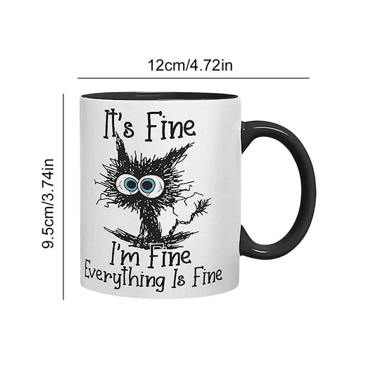 Lord Of The Cats Mug - The Furrllowship Of The Ring Cat Lovers Coffee Mug