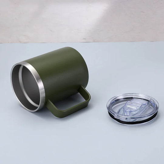 350ml 12oz stainless steel mug coffee mug cup with handle