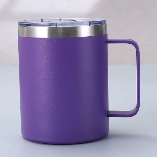 350ml 12oz stainless steel mug coffee mug cup with handle