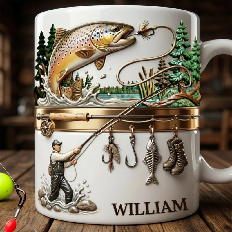 2D print Fishing Lover Gift Mug