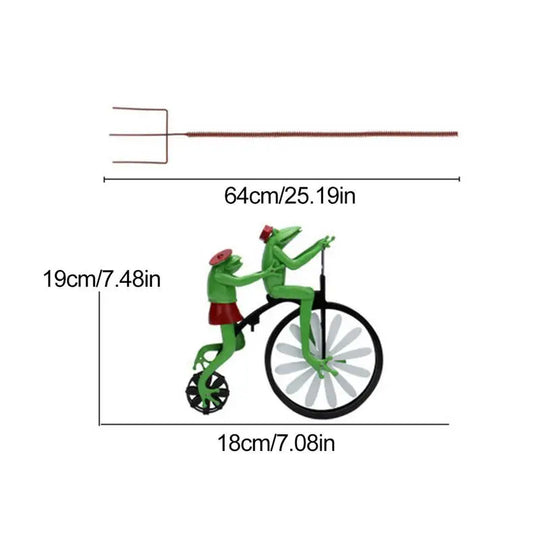 Animal Riding Metal Windmill 3D Animal Bike Spinner
