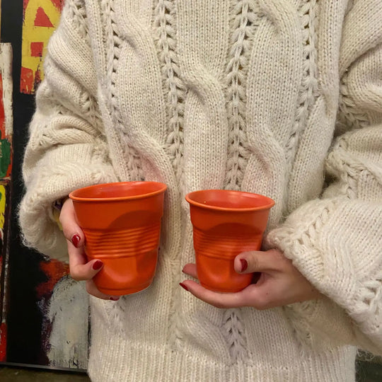Irregular Ceramic Mug Hand-pinch Coffee Cup Mugs