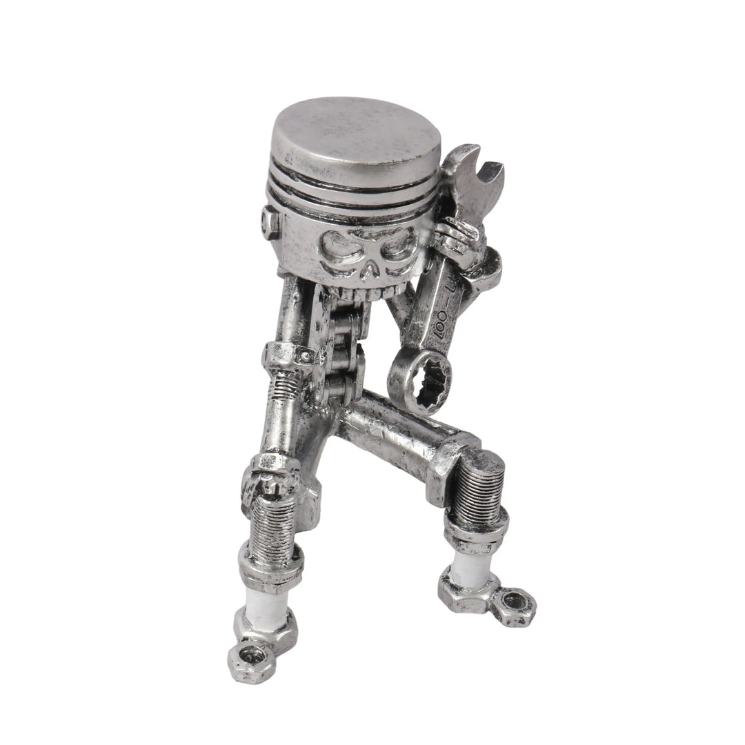 Mr. Piston Metal Sculpture