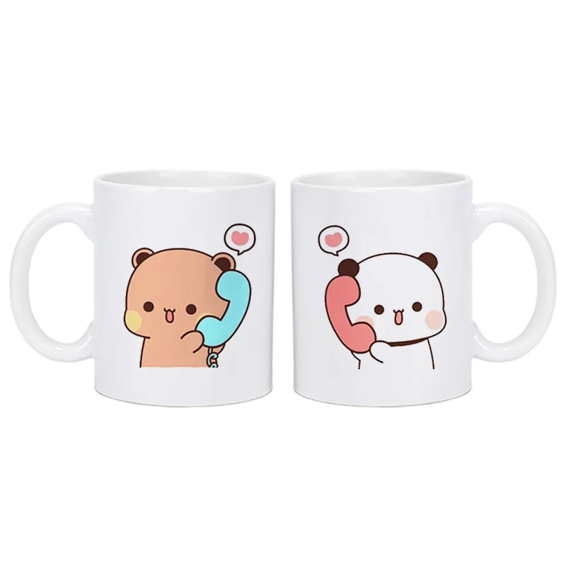 Panda Bear Bubu Dudu Coffee Milk Cup