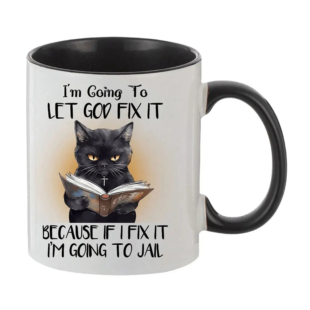 Lord Of The Cats Mug - The Furrllowship Of The Ring Cat Lovers Coffee Mug