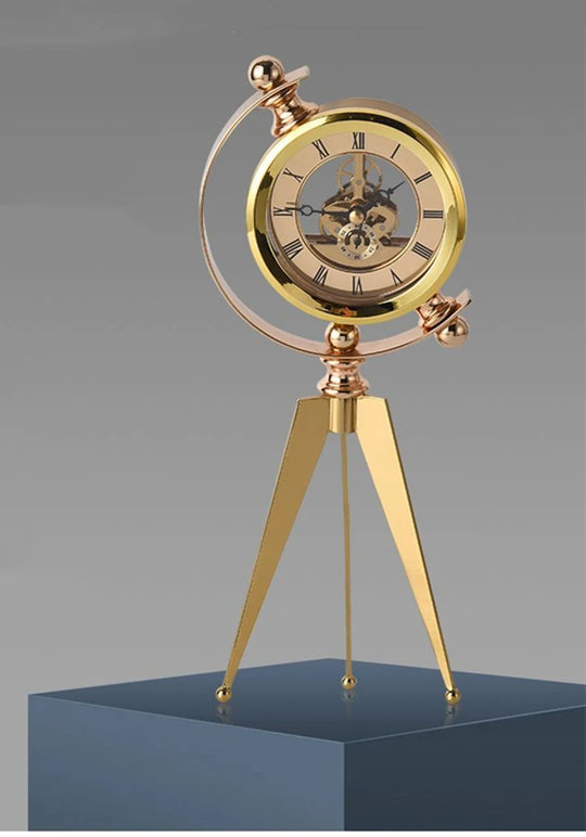 Modern Gold Table Clock