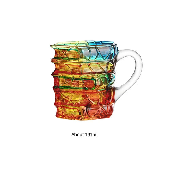 JUSTINLAU Painted Book Mug Coffee Cup