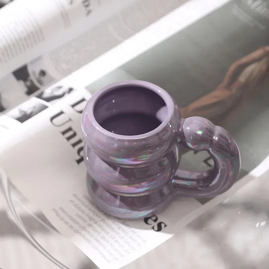 Ceramic Chubby Mug Creative Nordic Coffee Cup