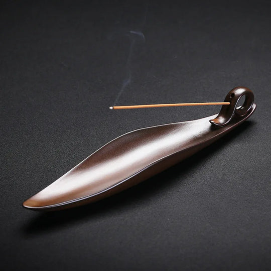 Ceramic Floating Leaf Incense Burner