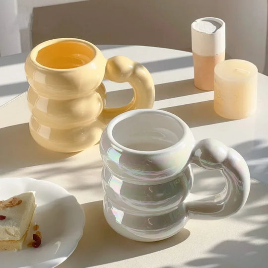 Ceramic Chubby Mug Creative Nordic Coffee Cup