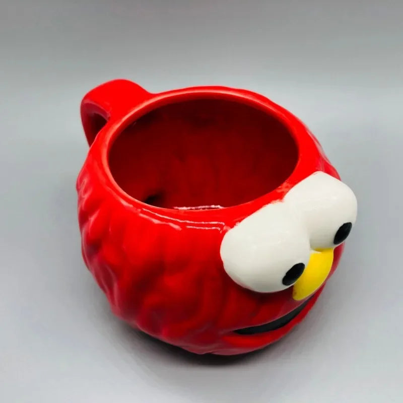 Cartoon Sesame Elmo Coffee Mug